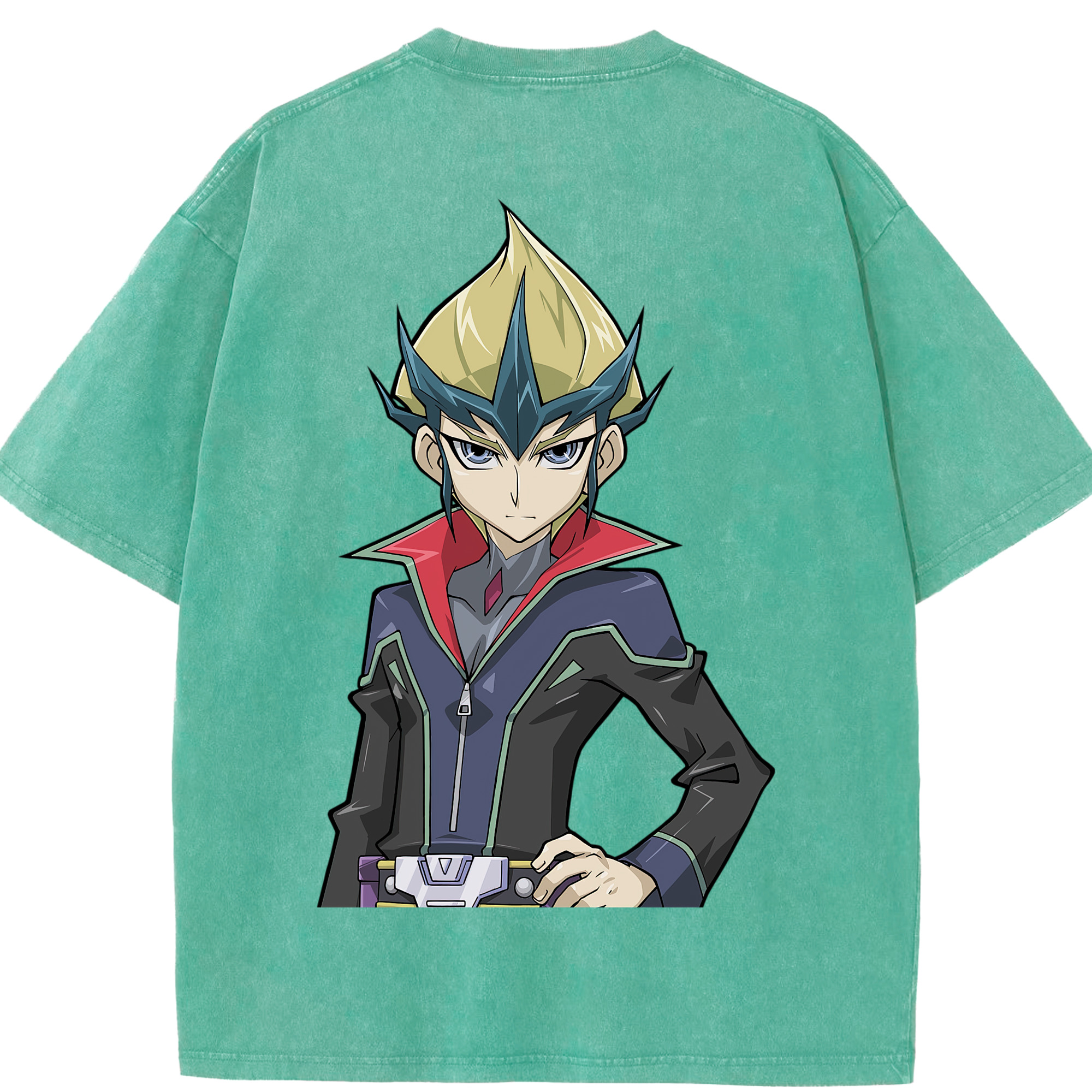 （画像用） 遊☆戯☆王 Yu-Gi-Oh! 綿100% ヴィンテージ風 半袖Tシャツ（背面プリント）